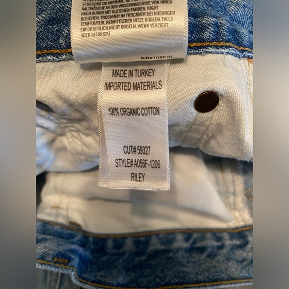 Agolde Riley High Rise Straight Crop in Curio Size 30 - Picture 12 of 12